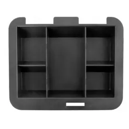 Prijenosna blagajna s bravom / Crna