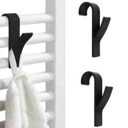 Set od 2 komada vješalica za radijator ALAGO / Crna mat