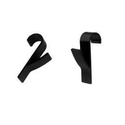 Set od 2 komada vješalica za radijator ALAGO / Crna mat