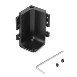 Aluminijski unutarnji kut za GOLA profil - L / Crna mat