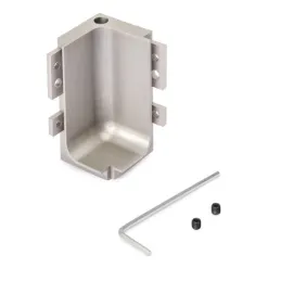 Aluminijski unutarnji kut za GOLA profil - L / Nehrđajući čelik