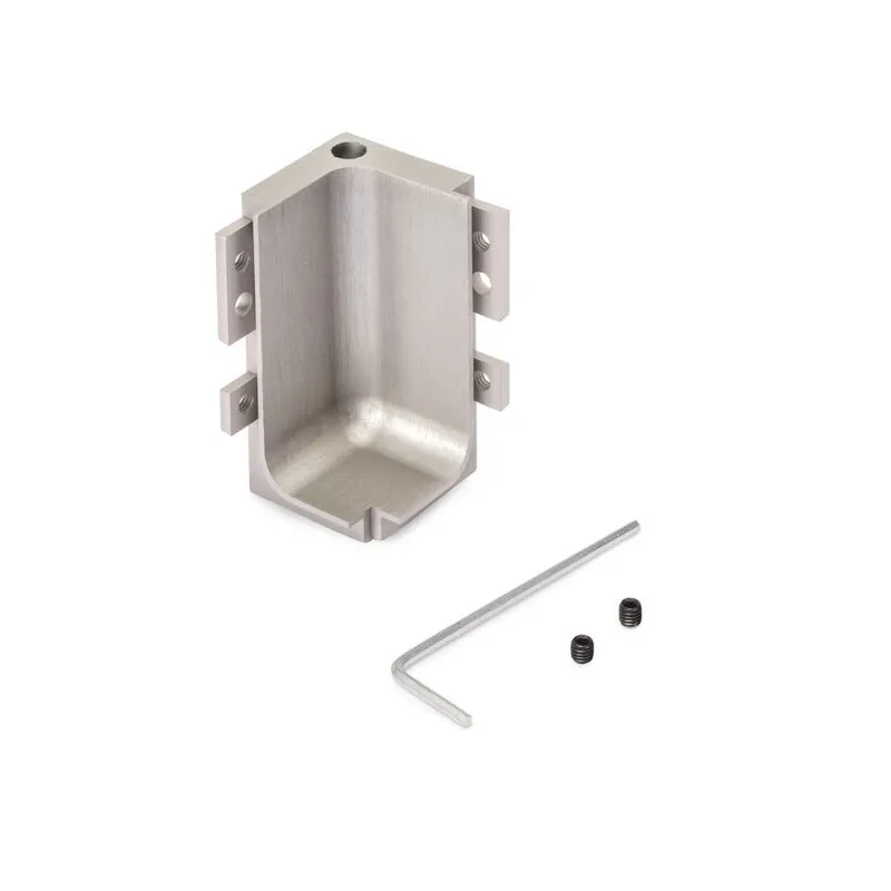 Aluminijski unutarnji kut za GOLA profil - L / Nehrđajući čelik