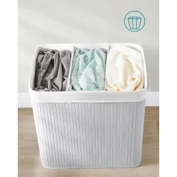Košara za rublje GLAMUR 150L / Siva