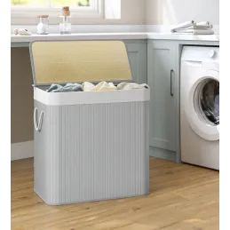 Košara za rublje GLAMUR 150L / Siva