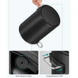 Kanta za otpad RANDON s pedalom 3L / Crna mat