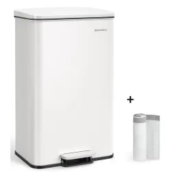 Kanta za otpad FLEXO s pedalom 40L / Mat bijela