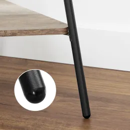 Samostojeći vješalica COCO / Crna mat - svijetlo drvo