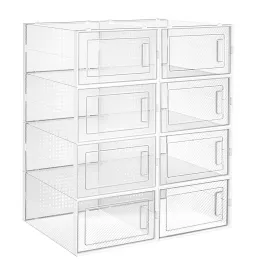 Set od 8 komada kutija za pohranu cipela AXION / Prozirno