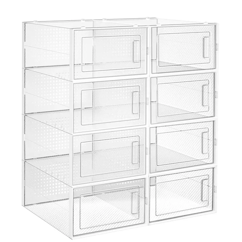 Set od 8 komada kutija za pohranu cipela AXION / Prozirno