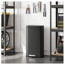 Kanta za otpatke STING s pedalom 30L / Crna mat