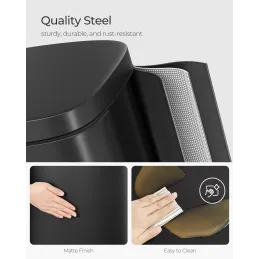 Kanta za otpatke STING s pedalom 30L / Crna mat