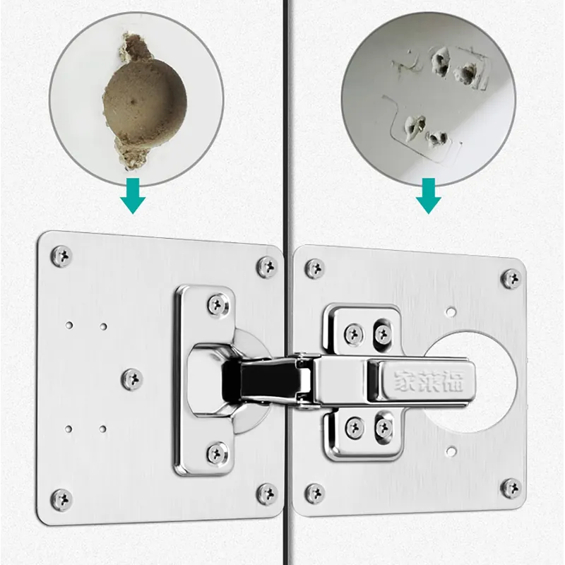 Set za popravak za pričvršćivanje šarki / 4 komada pločica