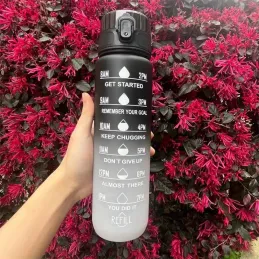 Sportska boca za vodu DRINK-FIT 1000 ml / Crna