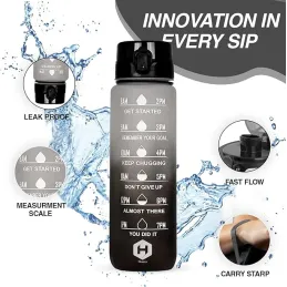 Sportska boca za vodu DRINK-FIT 1000 ml / Ružičasta