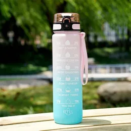 Sportska boca za vodu DRINK-FIT 1000 ml / Ružičasta