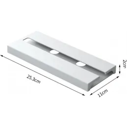 2kom jednoradni držač za čaše MILENIUM / Bijela