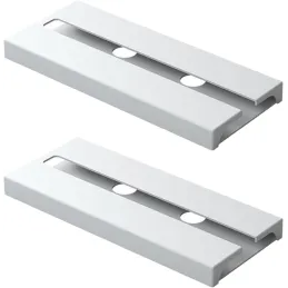 2kom jednoradni držač za čaše MILENIUM / Bijela