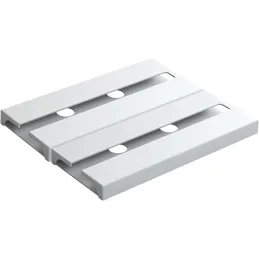 2kom jednoradni držač za čaše MILENIUM / Bijela