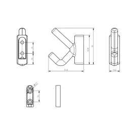Vješalica VIDOX / Ne hrđajući čelik