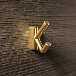 Vješalica VIDOX / Zlatno brušena