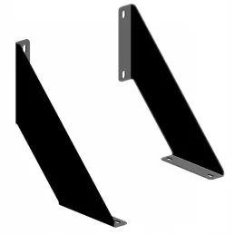 Set od 2 konzola za policu MALAGA / Crna mat