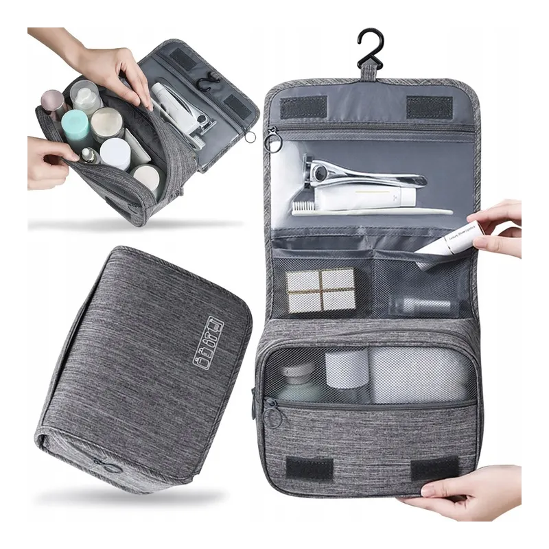 Putni organizator za kozmetiku CLEAR / Sivi