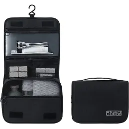 Putni organizator za kozmetiku CLEAR / Crni