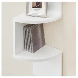 Kutna polica REGALO WOOD / Bijela