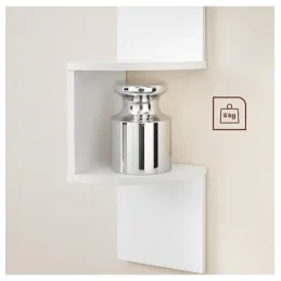 Kutna polica REGALO WOOD / Bijela