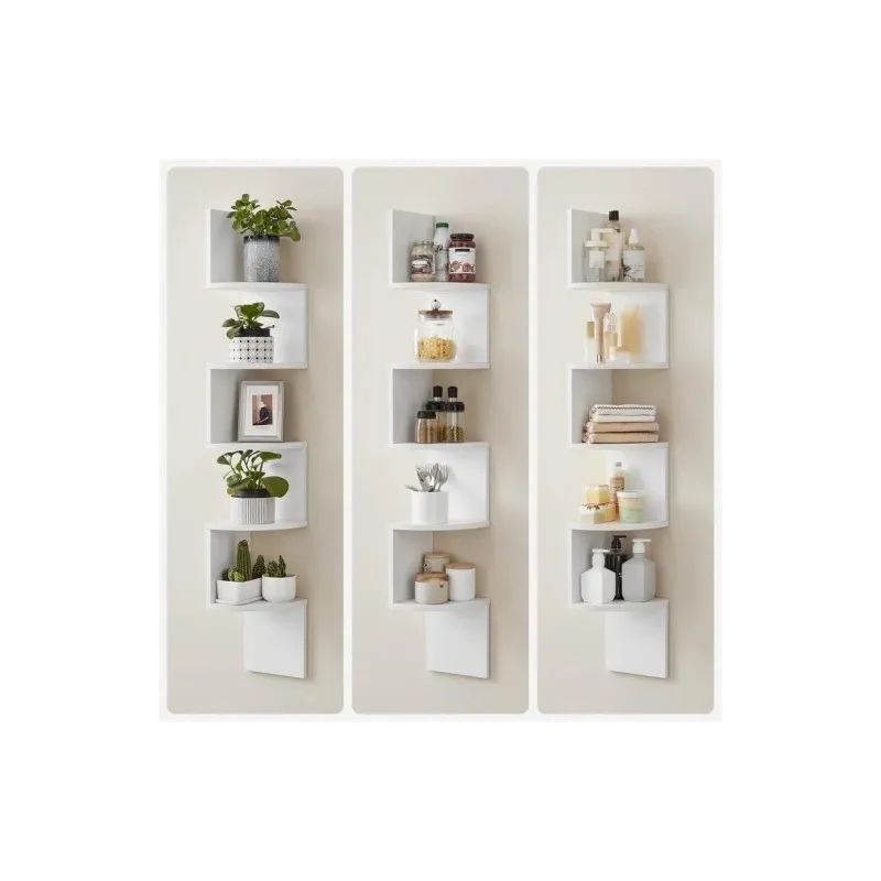 Kutna polica REGALO WOOD / Bijela