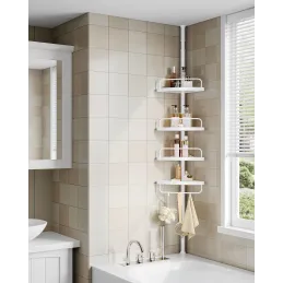 Kutni kupaonski ormarić REGALO SPA / Bijela