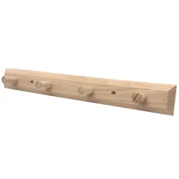 Vješalica za zid OLBIA / Sirova bukva