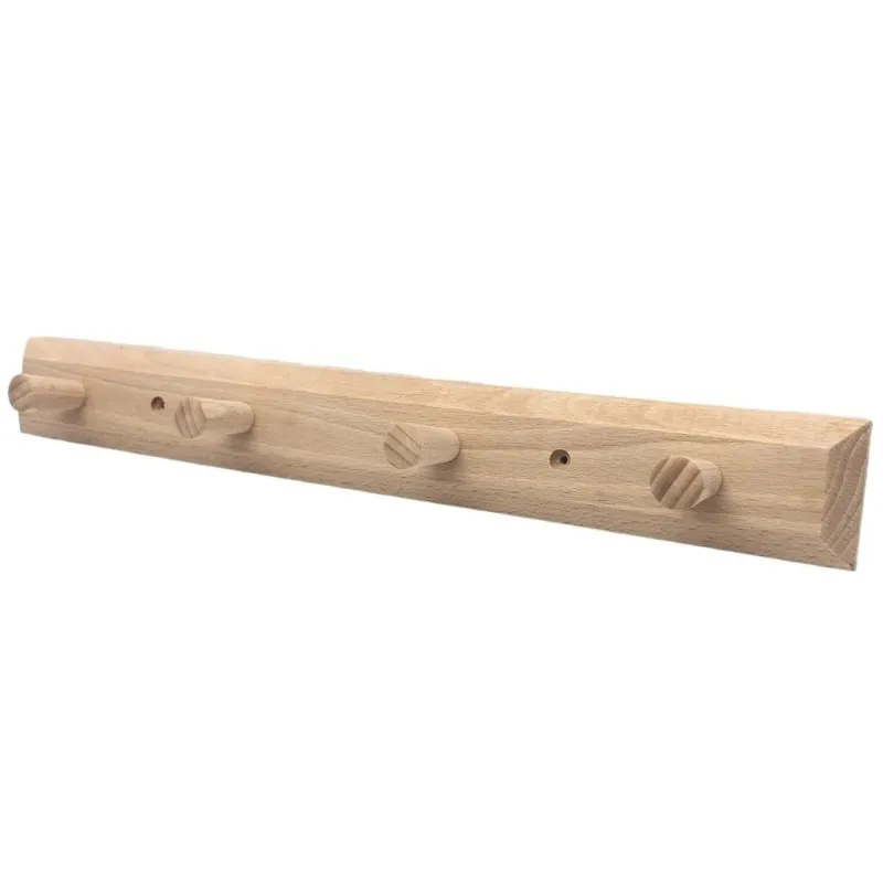 Vješalica za zid OLBIA / Sirova bukva