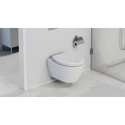 WC daska s tihim zatvaranjem / Bijela