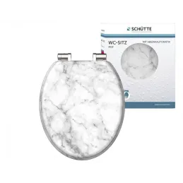 WC daska s tihim zatvaranjem / Mramor