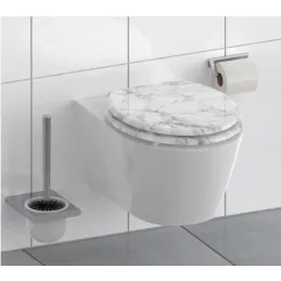 WC daska s tihim zatvaranjem / Mramor