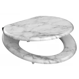 WC daska s tihim zatvaranjem / Mramor