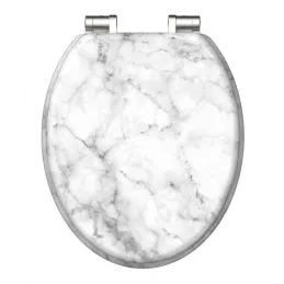 WC daska s tihim zatvaranjem / Mramor