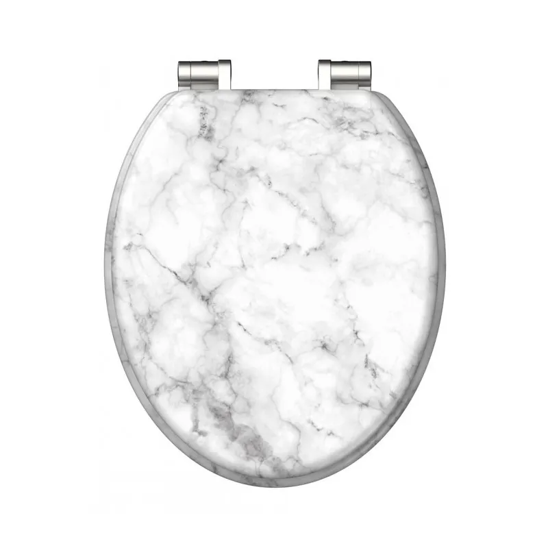 WC daska s tihim zatvaranjem / Mramor