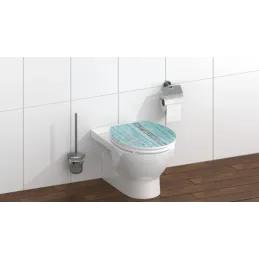 WC daska s tihim zatvaranjem / Blue wood