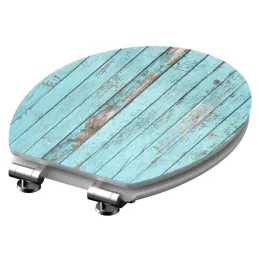 WC daska s tihim zatvaranjem / Blue wood