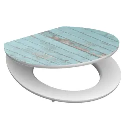 WC daska s tihim zatvaranjem / Blue wood
