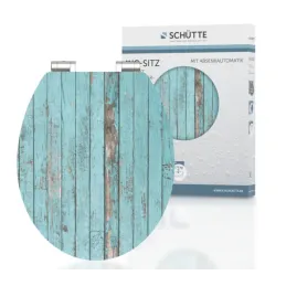 WC daska s tihim zatvaranjem / Blue wood