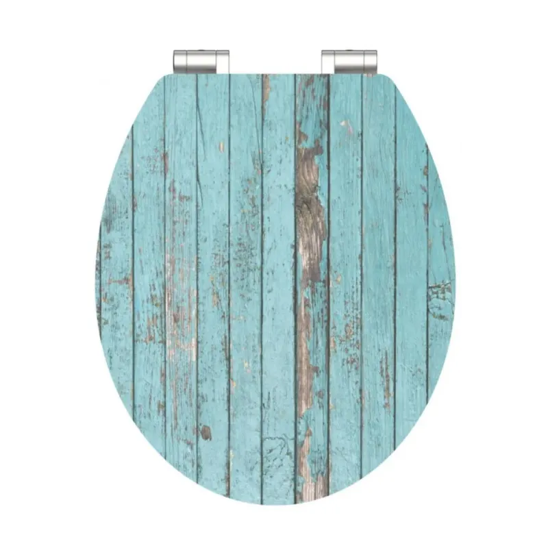 WC daska s tihim zatvaranjem / Blue wood