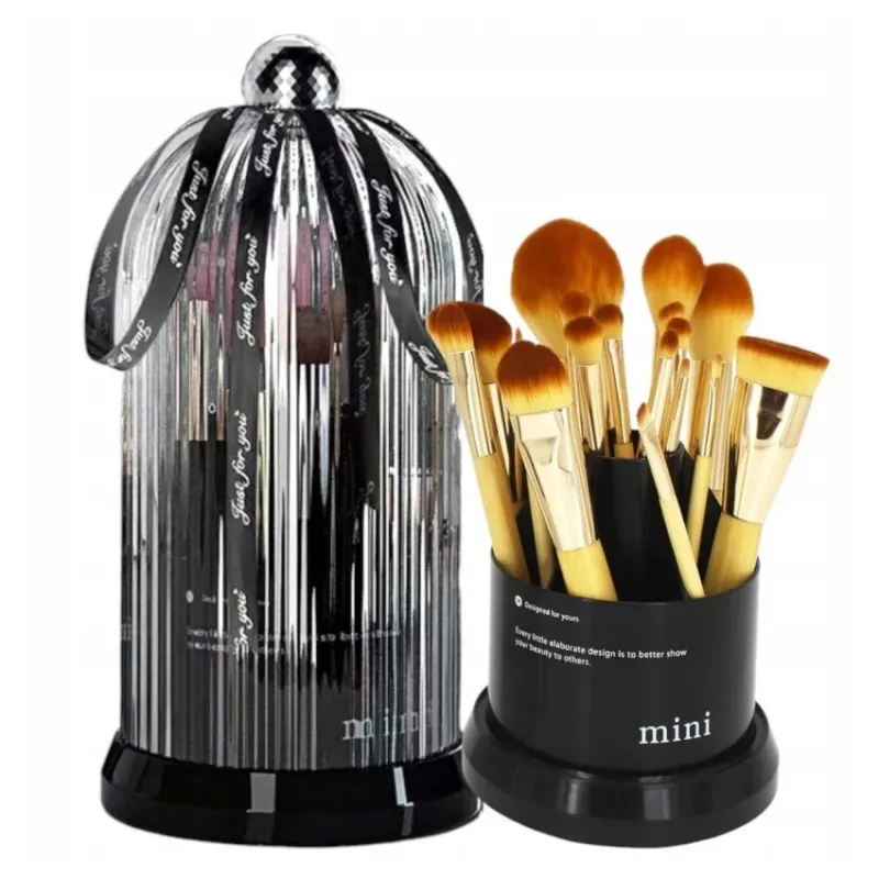 Organizator za četkice i šminku MINI / Crni dim