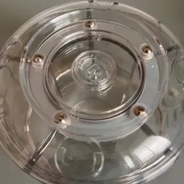 Organizator za kistove i šminku SMARAGD / Srebrna