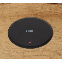 Bežični punjač POINT 15W / Crna