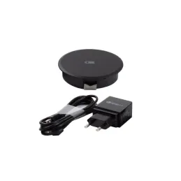 Bežični punjač POINT 15W / Crna