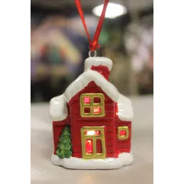 LED viseći ukras HOUSE 75 x 55 mm