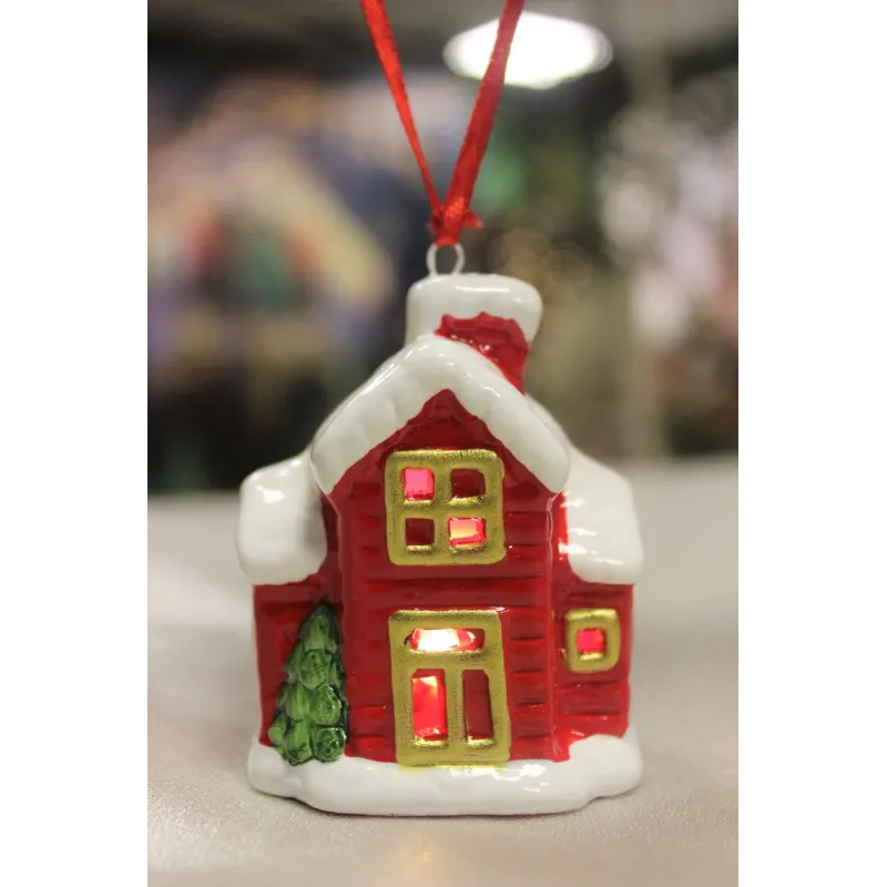 LED viseći ukras HOUSE 75 x 55 mm